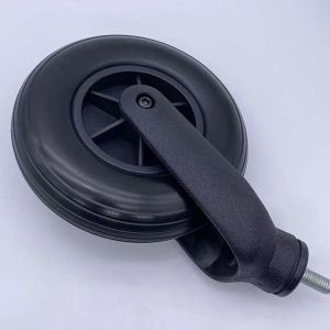 200mm Wheelchair Caster Wheels PU Replacement Front Wheels