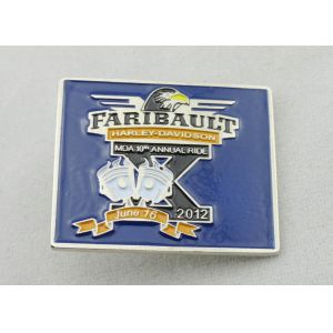 Quality Die Stamping, Die Struck, Stamped Harley Davidson Lapel Pin, Brass Soft Enamel Pins with Nickel Plating for sale