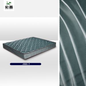 Dustproof Lattice Plain Jacquard Fabric 65-100gsm Mattress Cover Material