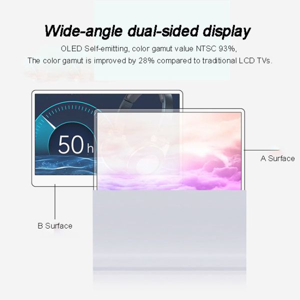 Museums 55 Inch Transparent OLED Customizable Translucent OLED
