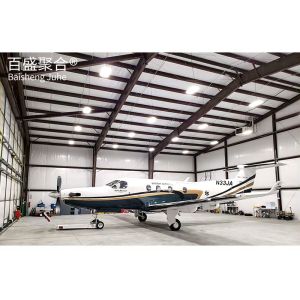 Prefab Steel Workshop Q235/Q345B Grade SS400 Construction Warehouse Hangar