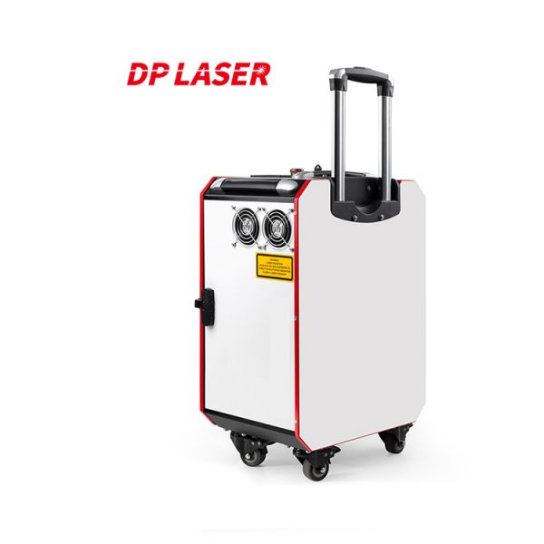 Buy Trolley Case Portable Laser Rust Removal Cleaning Machine Handheld at wholesale prices
