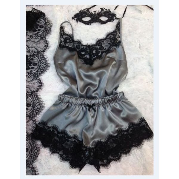 Women Fashion Sexy Lingerie Set Women'S Nightwear Cute Shorts And Top Sexy Pijama