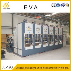 Six Stations Plastic Shoes Injection Molding Machine For EVA Slipper Soles
