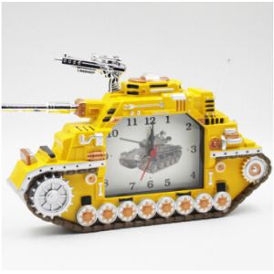 New creative gift product tank alarm clock toy