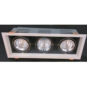 China Elegant led down light high quality led bean pot lamps three heads led grille light on sale