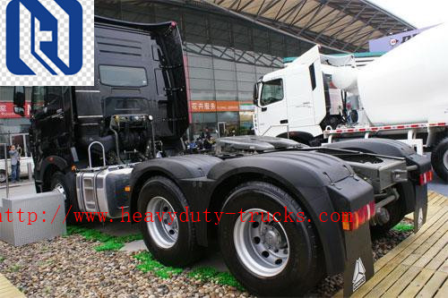 6x4 HOWO7 Sinotruk 102 km / h Prime Mover Truck Tractor Truck For Long Time DistanceTransport with 2 sleepers in cabin
