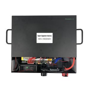 Deep Cycle 3900WH Telecom Battery Systems Black Color Renewable