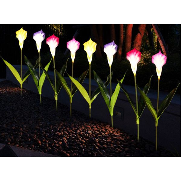 LED Simulation Calla Lily Lights Park Lawn, Beautiful Display, Decorative
