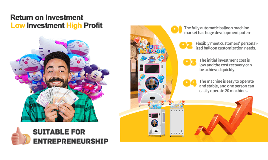 Auto Kids Arcade Machine Commercial Balloon Vending Machine Indoor Remote Management