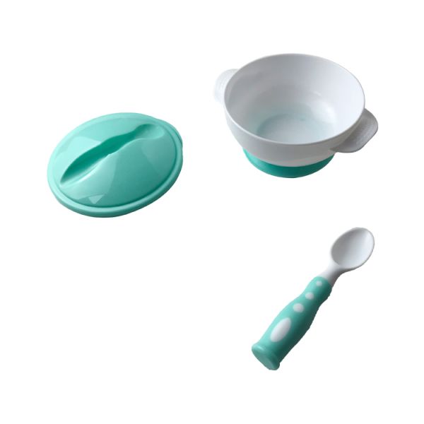 BPA Free Silicone Baby Bowl With Spoon Customized Kids Dining