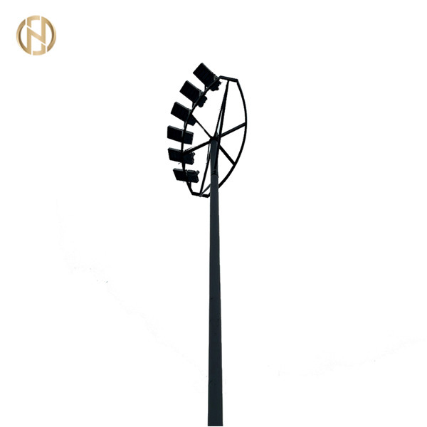 Buy Lifting System Hot Dip Galvanized Steel 30m High Mast Poles at wholesale prices