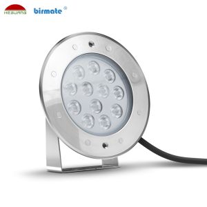 Quality Color Changing underwater LED Spotlights 12W DMX512 Control IP68 SS316L Material for sale