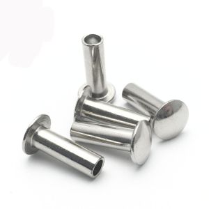 Bright SUS304 / SUS316 Stainless Steel Flat Head Rivet GB871