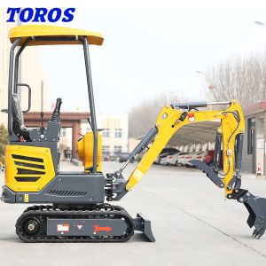CE Certified Small Tracked Excavator 1200kg Mini Excavation Equipment