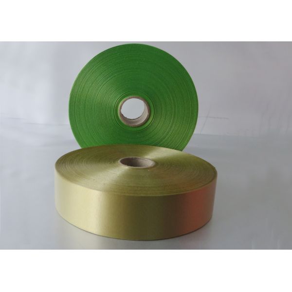 28mm Width Polypropylene jumbo ribbon roll 100 yards per roll for Holiday and Christmas gift wrap