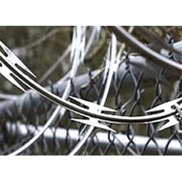 Cbt 65 Protection Coil 700mm Galvanized Razor Barbed Wire