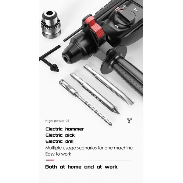 Light hammer power tools industrial grade electric hammer electric pick three function Electric Hammer