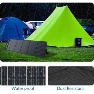 150W Folding Solar Panel Charger Waterproof IP65 For Yacht Golf Cart Home