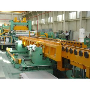 Steel Coil Uncoiling Leveling Shearing Stacking Line with 380V Pump Core