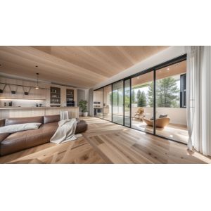 China Framed Aluminium Sliding Glass Door Soundproof Thermal Insulation on sale