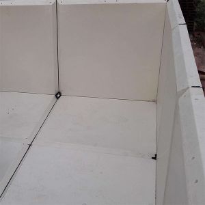 Rectangular Module FRP Water Tank Sheet Custom Capacity Ramming Craft Production