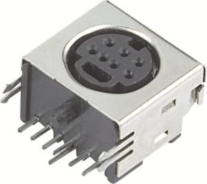 Quality Mini Din Connector 8pin female Socket S terminal for sale