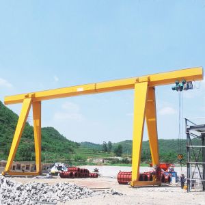 Q235B MH Single Beam Gantry Crane 10T Electric Hoist Schneider Electrics