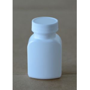 Quality Full Set Empty Plastic Pill Bottles , 30ml Flat Small Plastic Pill Containers for sale