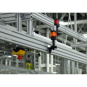 Square Aluminum Industrial Profile , 4040 T Track Aluminum Extrusions Linear