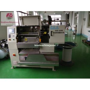 Spiral closing machine SSB420 with spiral lock for notebooks