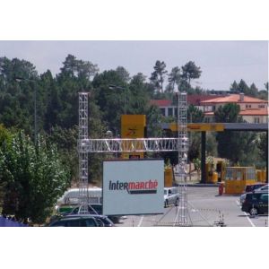 Aluminum Full Color Indoor SMD Led Stage Backdrop Screen P10 3528 Pixel