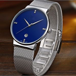 3ATM Luxury VJ42B Movement Quartz Rose Gold Watch With SS Strap