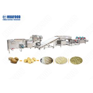 Combined Peeling Slicing Cutting Fruit And Vegetable Processing Line