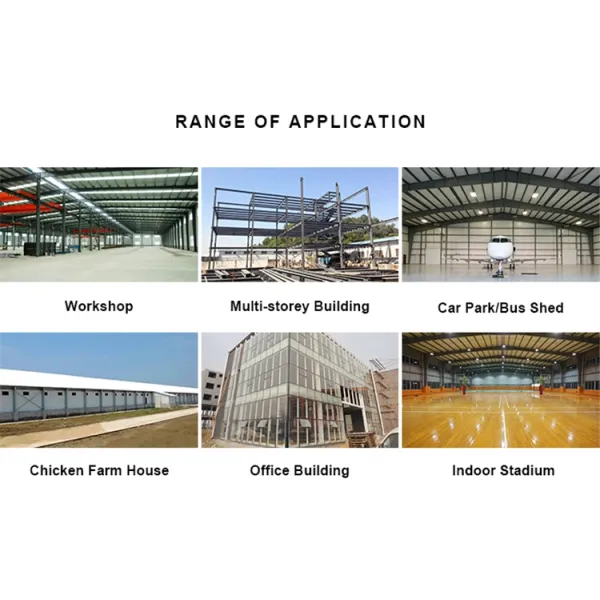Customized Pre-Engineerd Prefabricated Steel Structure Building Warehouse/Workshop for Industrial Construction