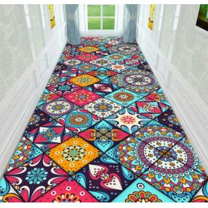 Vintage Carpet National Style Commercial Floor Mat For Hotel Corridor Banquet