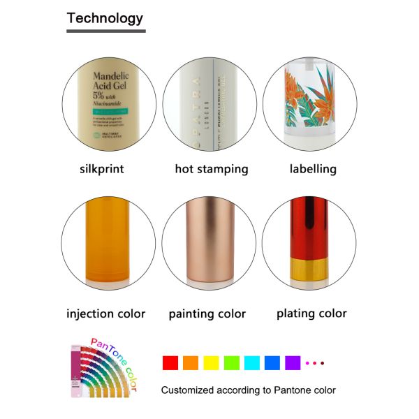 PETG003 PETG Material Flip Cap Plastic Jar Customization Clear Transparent Container for Body Scrub