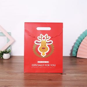 Wholesale Spot Christmas Eve Exquisite Printed Gift Packaging Paper Bags