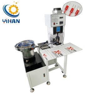 Precise Single Terminal Crimping Machine with Auto Feeding and 0.75KW/H Motor