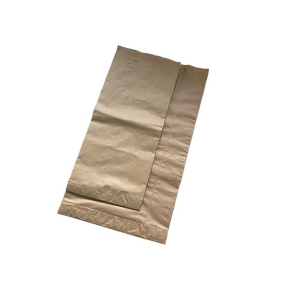 Pinch Bottom Step End Multiwall Paper Sack With Hot Melt For Powder Products
