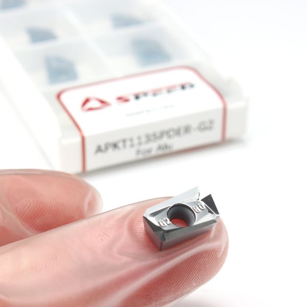 Precision Cnc Carbide Inserts For Aluminum Tungsten Carbide Cutter DLC Coating