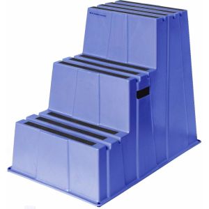 Polyethylene Heavy Duty Industrial Plastic Single Step Stool Safety Non Slip