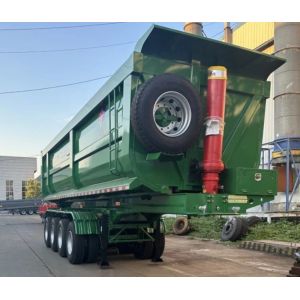 9403ZH 4 Axles Rear Dump Semi Trailer 45 Cubic Meter for Your Construction Needs
