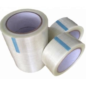 China perforated filament tape,Strong Fiberglass Reinforced Filament Tape 9mm,Conventional Brown/White Kraft Paper Filament St on sale