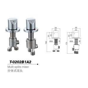 Bathtub mixer,Faucet,T-0202B1A2