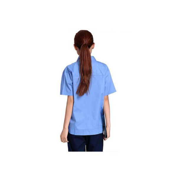 Comfortable Industrial Work Uniforms , Custom Work Uniform Shirts With Short Sleeve