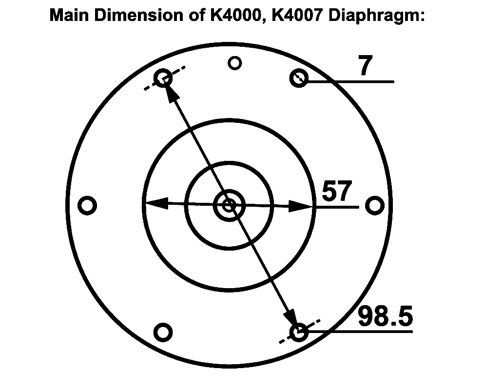 K4000 M1182 Nylon Seal Diaphragm Repair Kit For Goyen CA40DD/RCA40DD Pulse Valve Nitrile Rubber Nylon Tray
