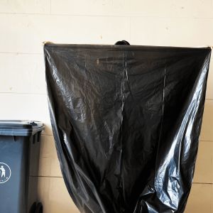 Daily Necessities Heat Seal Trash Can Liners 55 Gallon Capacity Plastic Garbage