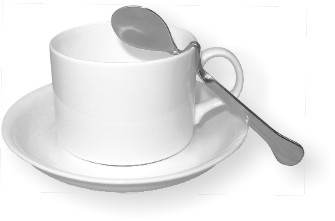 Buy White Ceramic Hotel Coffee Cups Complete With Saucer One Set at wholesale prices