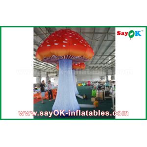 Oxford Cloth Giant Inflatable Mushroom Advertising Inflatables With Built - In